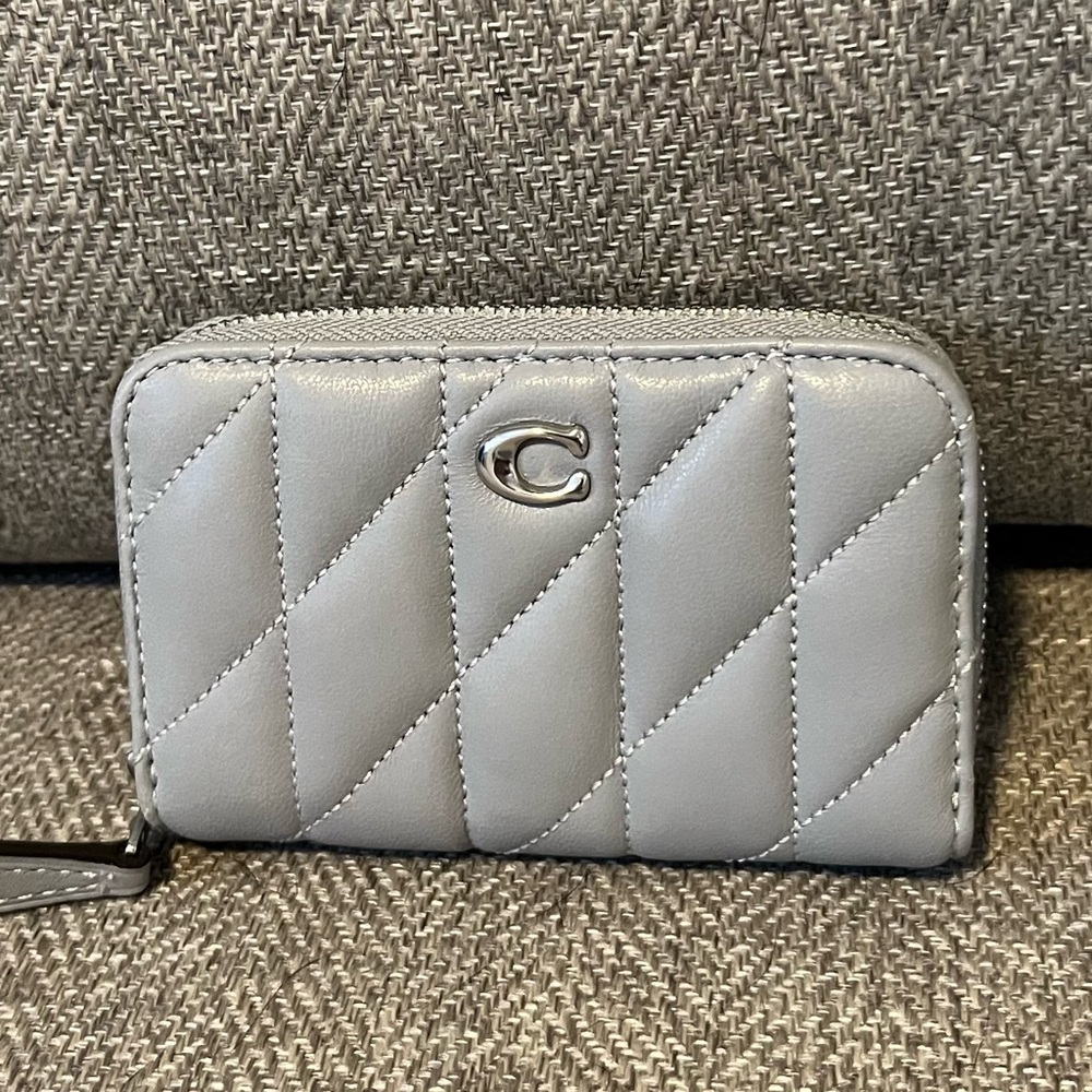 Coach small quilted wallet
